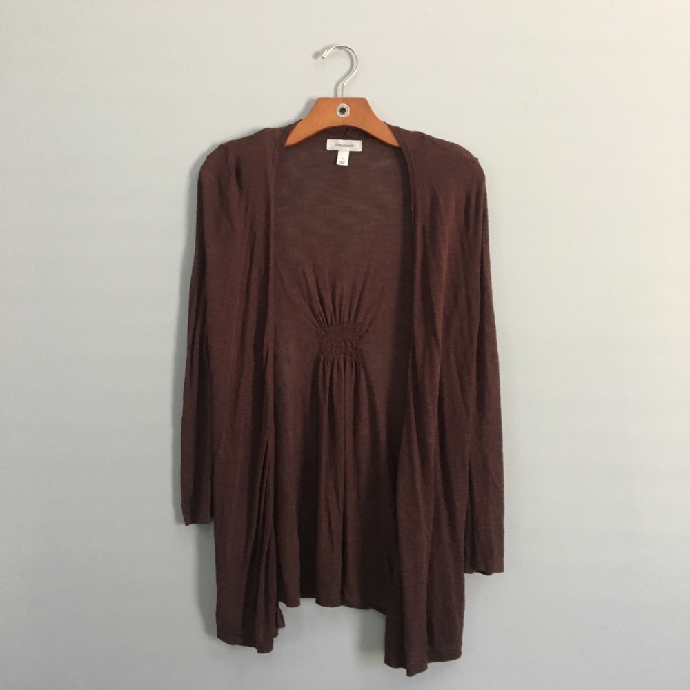 Dress Barn Brown Long Cardigan
